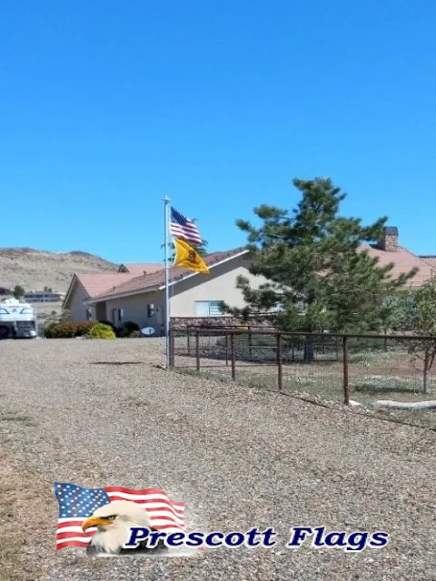 17 ft Heavy Duty Sectional Flagpole - Made in USA from Prescott Flags