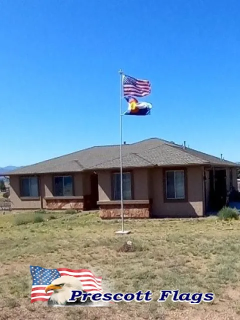 25 ft Telescoping Super Duty Flagpole - Made in USA from Prescott Flags