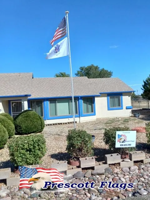 23 ft Heavy Duty Sectional Flagpole - Made in USA from Prescott Flags