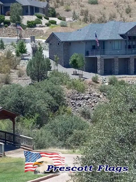 25-foot Bronze Heavy Duty Telescoping Flagpole - Made in USA from Prescott Flags