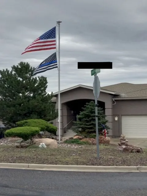 23 ft Heavy Duty Sectional Flagpole - Made in USA from Prescott Flags