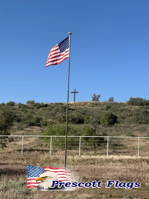25-foot Bronze Heavy Duty Telescoping Flagpole - Made in USA from Prescott Flags