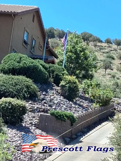 17 ft 2.4 Dia. Heavy Duty Sectional Flagpole - Made in USA from Prescott Flags