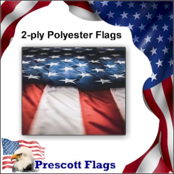 Polyester American Flags