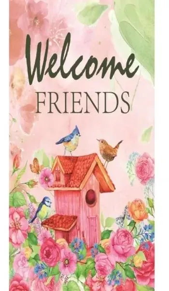 Springtime Welcome Friends