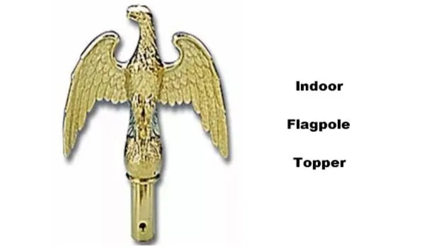 7 inch Val-Lex Gold Finish Eagle Ornament