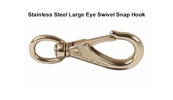 Stainless Steel Large Eye Swivel Snap Hook