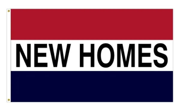 3x5 New Homes Message Flag