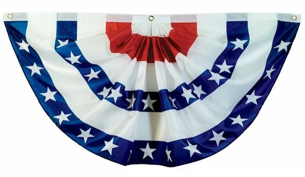 2x4 Blue Strip Bunting