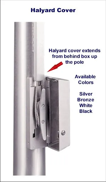 Bronze Halyard Cover 5 foot