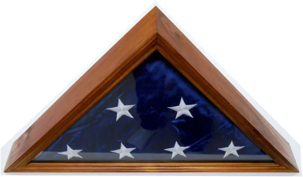 Memorial Case - Stained Finish