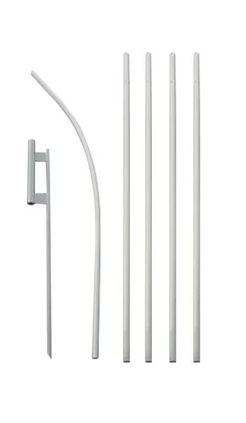 16 Foot Feather Flagpole and Ground Spike