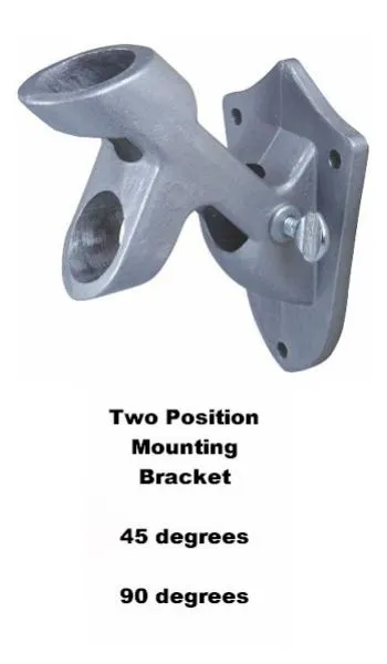 Silver Cast Aluminum 2 Position Bracket