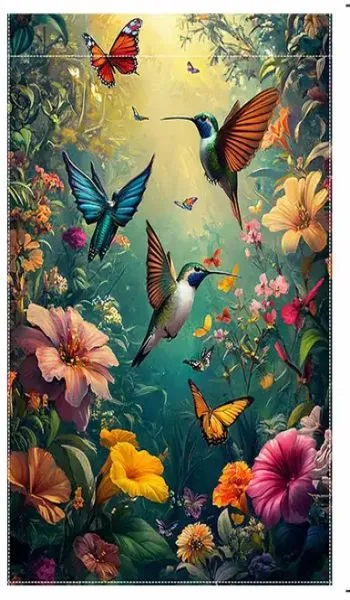 Welcome Spring Hummingbirds and Butterflies