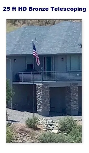 25-foot HD Bronze Flagpole