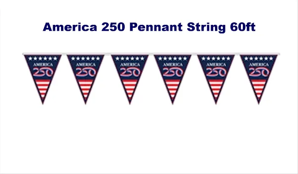 America250™ Pennant String 60ft