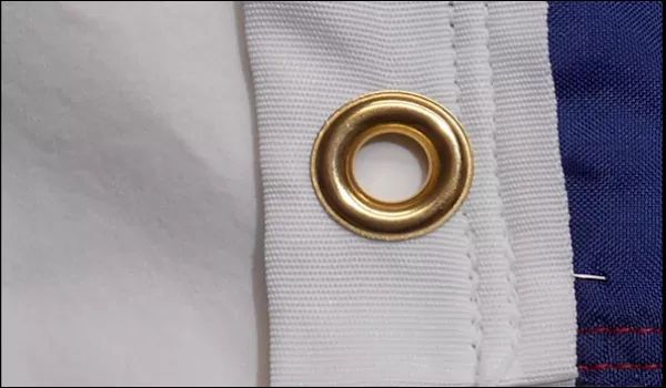 Brass Grommets with Durable Blended Fabric Header