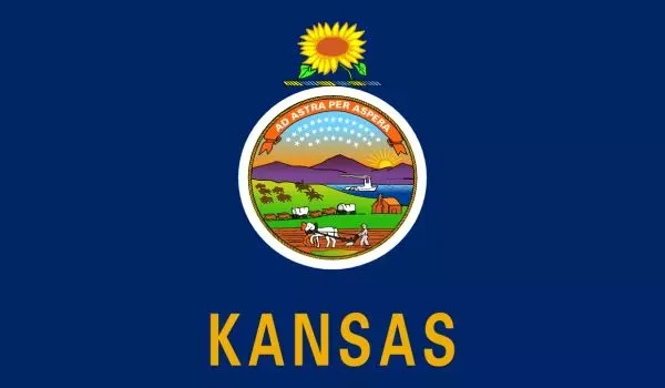 Kansas Flag Made In USA