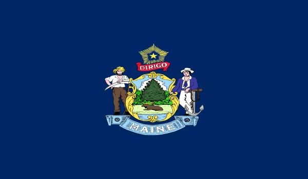 Maine Flag Made In USA