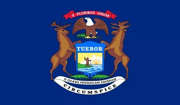 Michigan Flag Made In USA