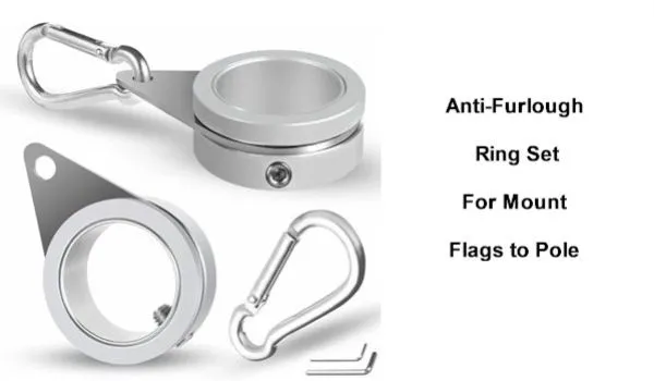 HD House Mount Pole Ring Set