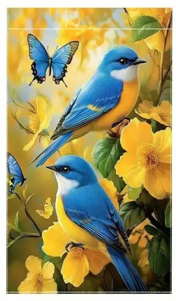 Bluebirds and Butterflies Welcome Spring