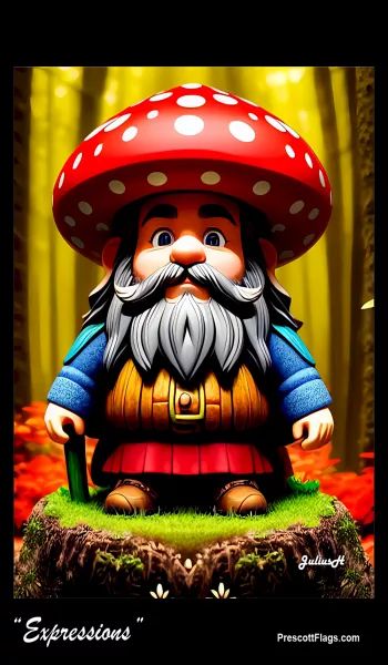 Forest Gnome Indoor Banner