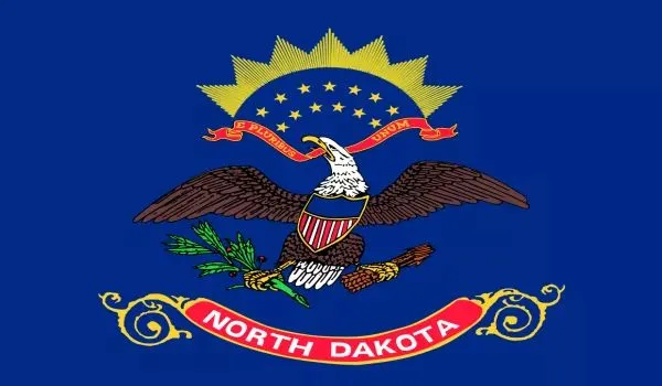 North Dakota Flag Made In USA