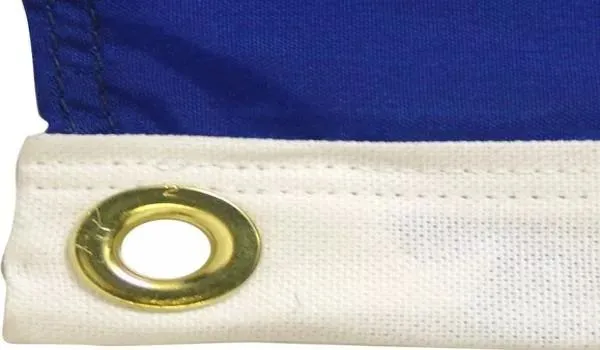 Heavy Duty Blended Fabric Header and Brass Grommets