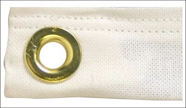 Heavy Duty Blended Fabric Header and Brass Grommets