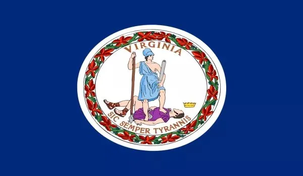 Virginia Flag Made In USA