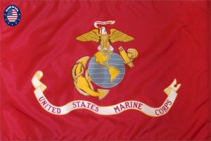 12x18 inch Marine 200 Denier Nylon Flag - Made In USA