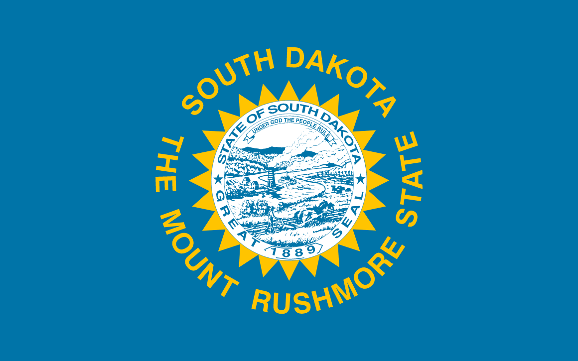 South Dakota State Flags